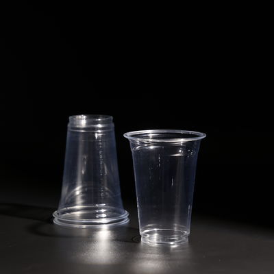 Plastic 9oz PET Cup With Customizable LOGO For Coffee Tea And Cold Juice