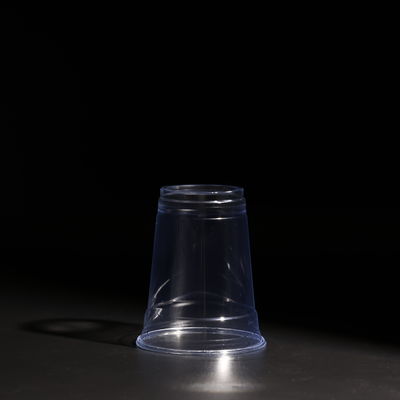 BPA Free Transparent Disposable Beverage PET Cups 12oz Single Wall For Cold Cup