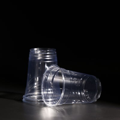 350ML BPA Free Plastic Cup PET Disposable Cup With LId for Bubble Tea