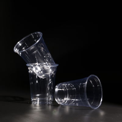 Stackable Plastic PET Cups for Cold Beverages and Coffee