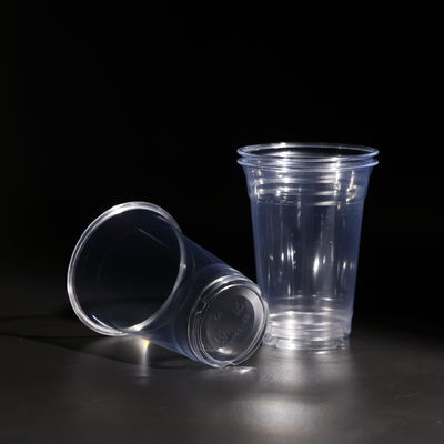 Customized PET Cup Holder with Modern Packaging Design BPA Free 14oz