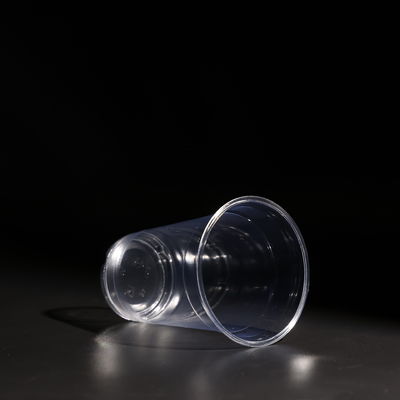 Water Resistant Plastic Disposable Cup PET Single Use Plastic Cups With Lid Customizable Logo