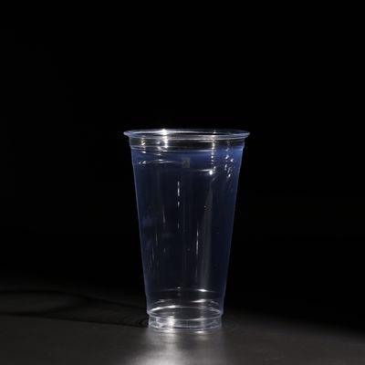 CUSTOMIZED LOGO Food Grade Plastic PET Cups With Lid for Cold Beverages