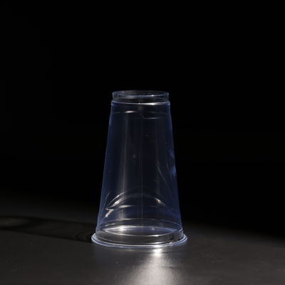 16OZ PET Plastic Disposable Drinking Cups BPA Free Printing For Cold Juice