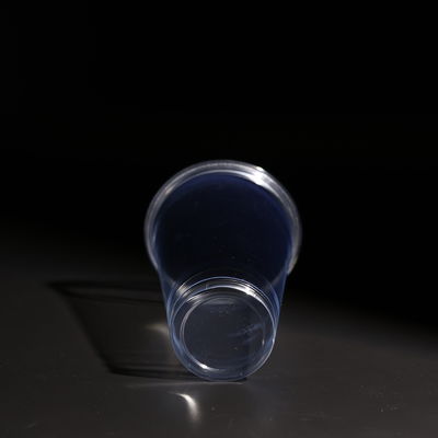 Clear Stackable Plastic PET Cups with Lids for Cold Coffee