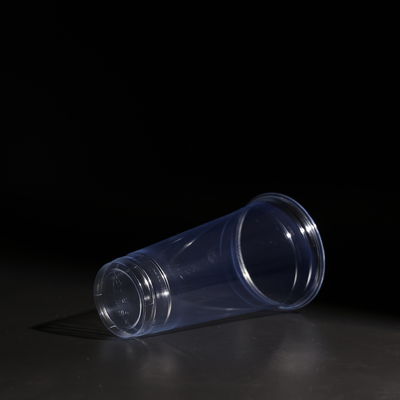 Food Grade Printing Plastic PET Boba Tea Cups 100% BPA Free 20oz Weighted 15.5G