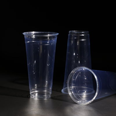 20oz BPA Free Disposable PET Plastic Cups for Cold Drinks