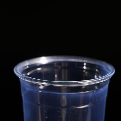 20oz Stackable Plastic PET Cold Drink Cups With Dome/Flat Lid
