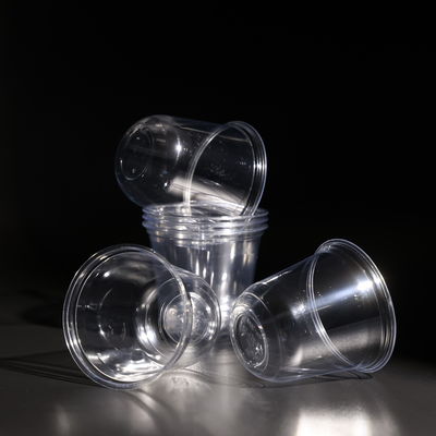 300ML Clear Plastic PET Cup For Takeaway Packaging Cold Drinks/Boba Tea