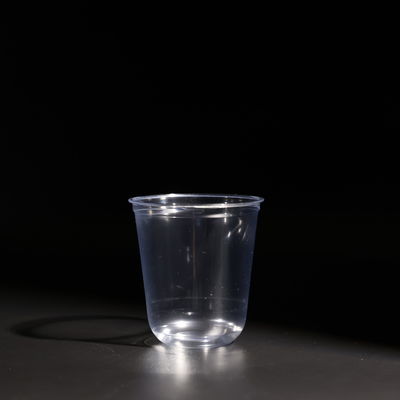 Plastic Disposable Cup 14oz Clear Plastic PET Tumblers For Cold Beverages