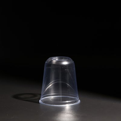 400ml Disposable Clear Plastic PET Cups With Lids For Takeaway Juice