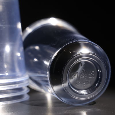 Food Grade Plastic Cups PET Material Printing With Lid For Juice