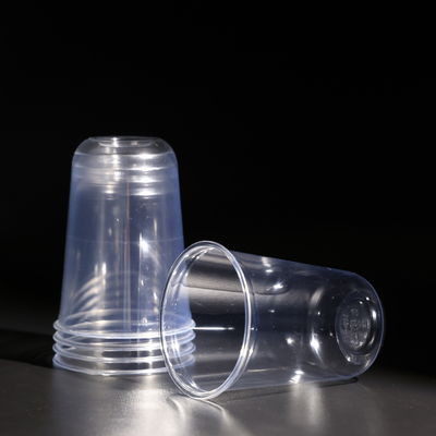 500ML Stackable BPA Free Disposable Plastic Cup for Cold Juice Boba Tea