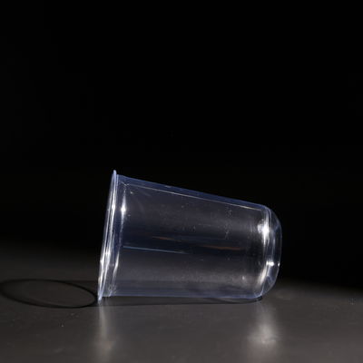 500ML Stackable BPA Free Disposable Plastic Cup for Cold Juice Boba Tea