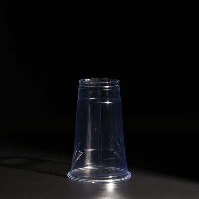 Stackable Reusable PET Plastic Cup BPA Free With Custom Logo Printing
