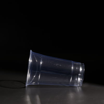 Stackable Reusable PET Plastic Cup BPA Free With Custom Logo Printing