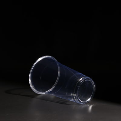 Stackable Clear PET Plastic Cups 30oz With Custom Logo 50 Count