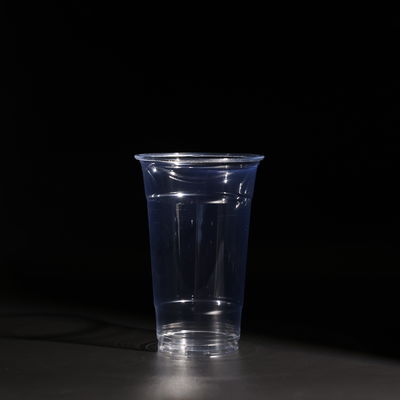 BPA Free Clear Disposable Plastic PET Cups For Cold Drinks With Lid