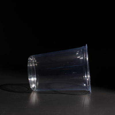 Customized Logo 32OZ Clear Plastic PET Cup PET Plastic Cups For Cold Beverages Boba Tea