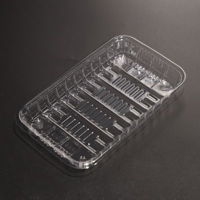 Customized Size Clear Plastic PET Tray For Fresh Vegetable Packing