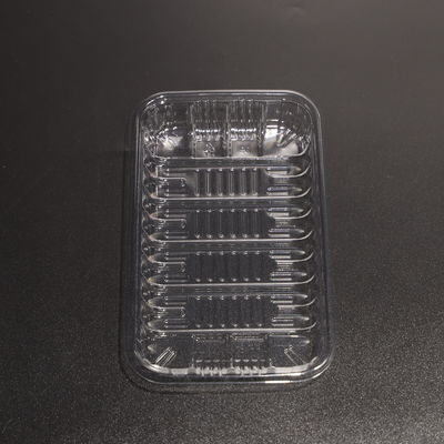7 Inch PET Plastic Food Tray For Packaging Container For Fresh Fruit