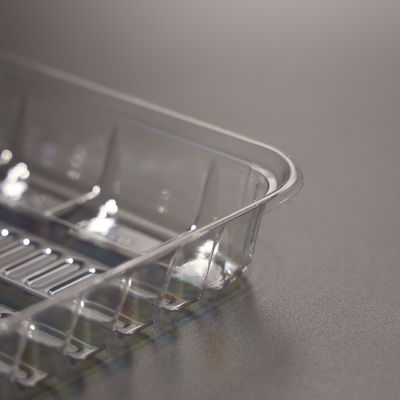 Plastic PET Food Tray Bpa Free Eco Friendly Vegetable Packing Tray For Food
