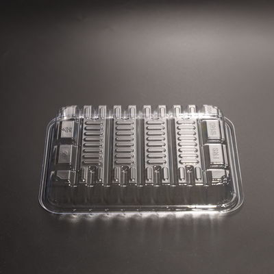Customized Food Grade Plastic PET Plate For Fresh Food Tray Packaging