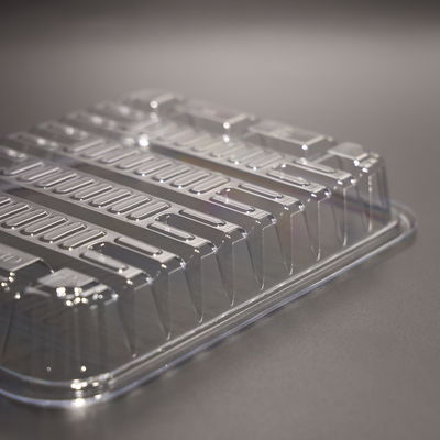 Customized Food Grade Plastic PET Plate For Fresh Food Tray Packaging