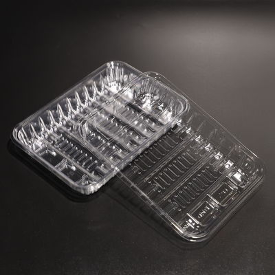 Microwave Safe Plastic Food Tray Eco Friendly PET Plastic Takeaway Trays