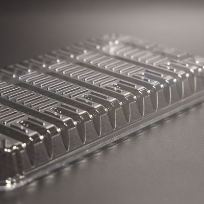 Custom Plastic Food Tray BPA Free Rectangular Plastic Tray Food Packaging For Fresh Fruit