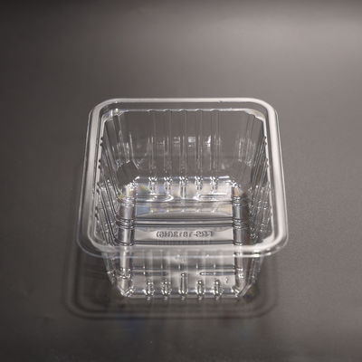 Rectangular PET Stackable Food Tray Eco Friendly For Meal Preparation