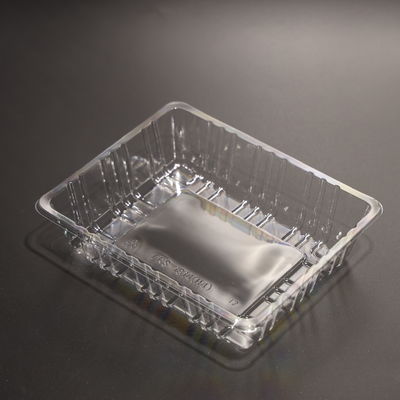 Eco Friendly Biodegradable Plastic Food Tray Bpa Free Safe Disposable Food Plastic Tray Plate