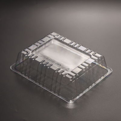 Eco Friendly Biodegradable Plastic Food Tray Bpa Free Safe Disposable Food Plastic Tray Plate