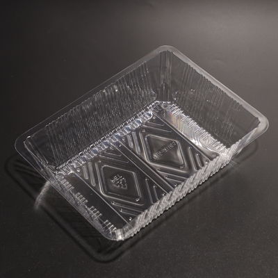 BPA Free Disposable PET Food Plate Tray With Customized Printing