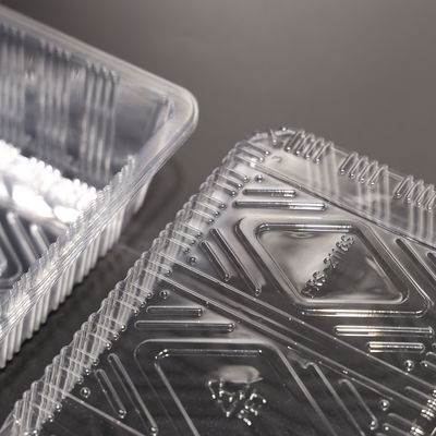 BPA Free Disposable PET Food Plate Tray With Customized Printing