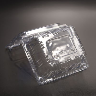 Eco Friendly PET Rectangular Food Storage Containers With Lids Freezer Safe