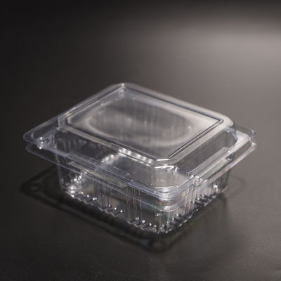 Freezer Safe Plastic PET Food Container Storage Containers With Lid Leak Proof
