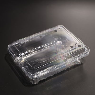 FAD Certificated Clear Plastic Food Container Disposable Cold Food Storage Containers