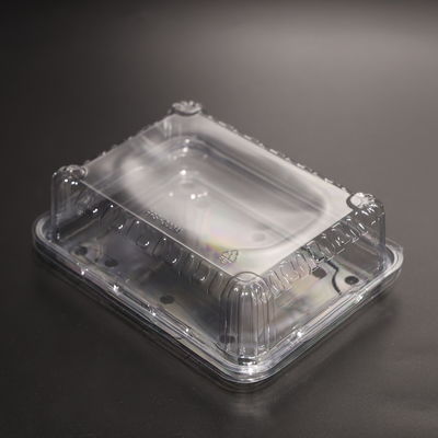 FAD Certificated Clear Plastic Food Container Disposable Cold Food Storage Containers