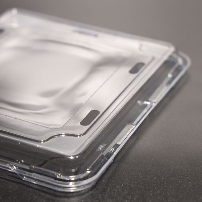 Clear Disposable PET Plastic Food Containers With Lid BPA Free