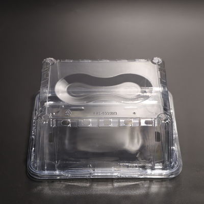 Space Saving Multi Purpose PET Plastic Food Storage Containers In Clear Color