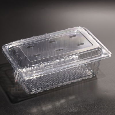 Reusable Rectangular Plastic Food Container PET Food Storage Box Plastic Food Storage Container With Lid