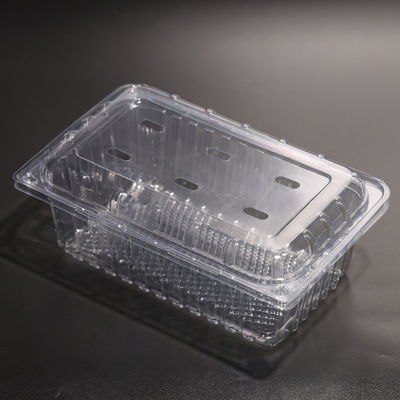 Customizable Clear Plastic Food Container PET Food Packaging Plastic Containers For Food Storage