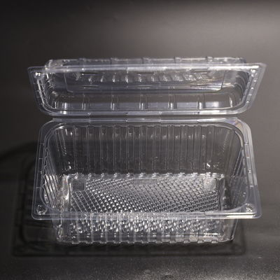 Customizable Clear Plastic Food Container PET Food Packaging Plastic Containers For Food Storage