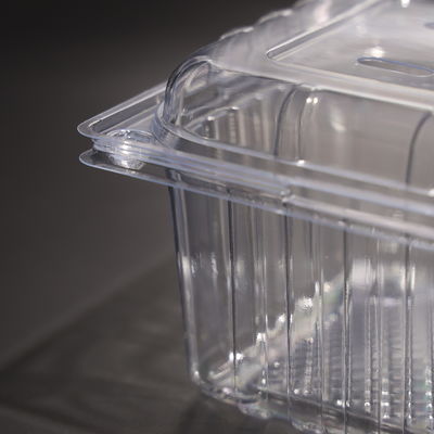 Customizable Clear Plastic Food Container PET Food Packaging Plastic Containers For Food Storage