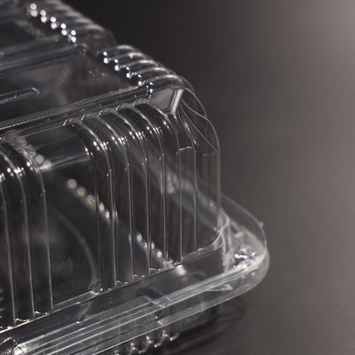 Leak Proof PET Plastic Food Storage Container For Fresh Vegetable