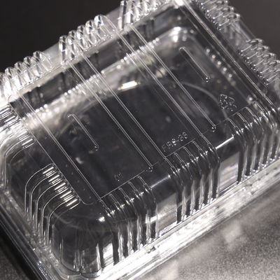 Leak Proof PET Plastic Food Storage Container For Fresh Vegetable
