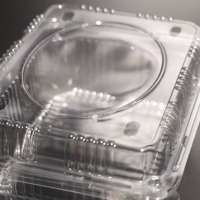 Rectangular PET Disposable Food Containers for Multiple Uses