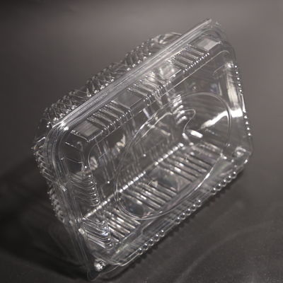 Rectangular PET Disposable Food Containers for Multiple Uses
