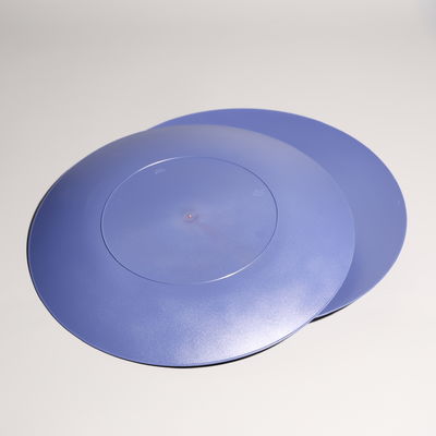Customized Logo Printed BPA Free Round Plastic Food Tray